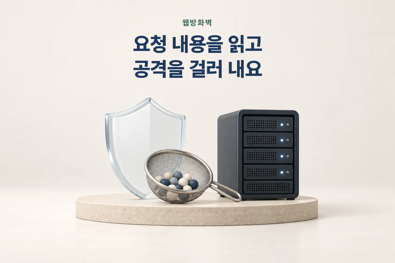 유리 방패와 구슬이 걸린 거름망, 서버